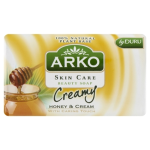 Arko Skin Care Creamy Równoważące mydło kosmetyczne wzbogacone ekstraktem z miodu oraz kremem 90g